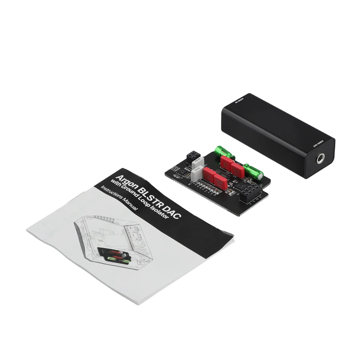 For Raspberry Pi 5 Argon BLSTR DAC with Ground Loop Isolator (Add-on for Argon ONE V3 Only)