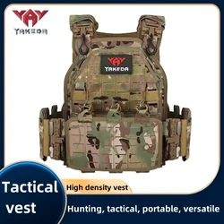 Kamizelka taktyczna YAKEDA Outdoor Hunting Plate Carrier Ochronna regulowana kamizelka Airsoft Carrier Sprzęt bojowy 6094 kamizelka