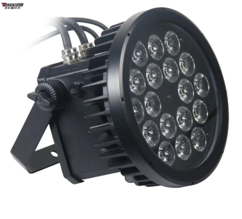 

8 pieces Disco DJ IP65 18*10W RGBW 4 in 1 LED outdoor par can light waterproof LED par light