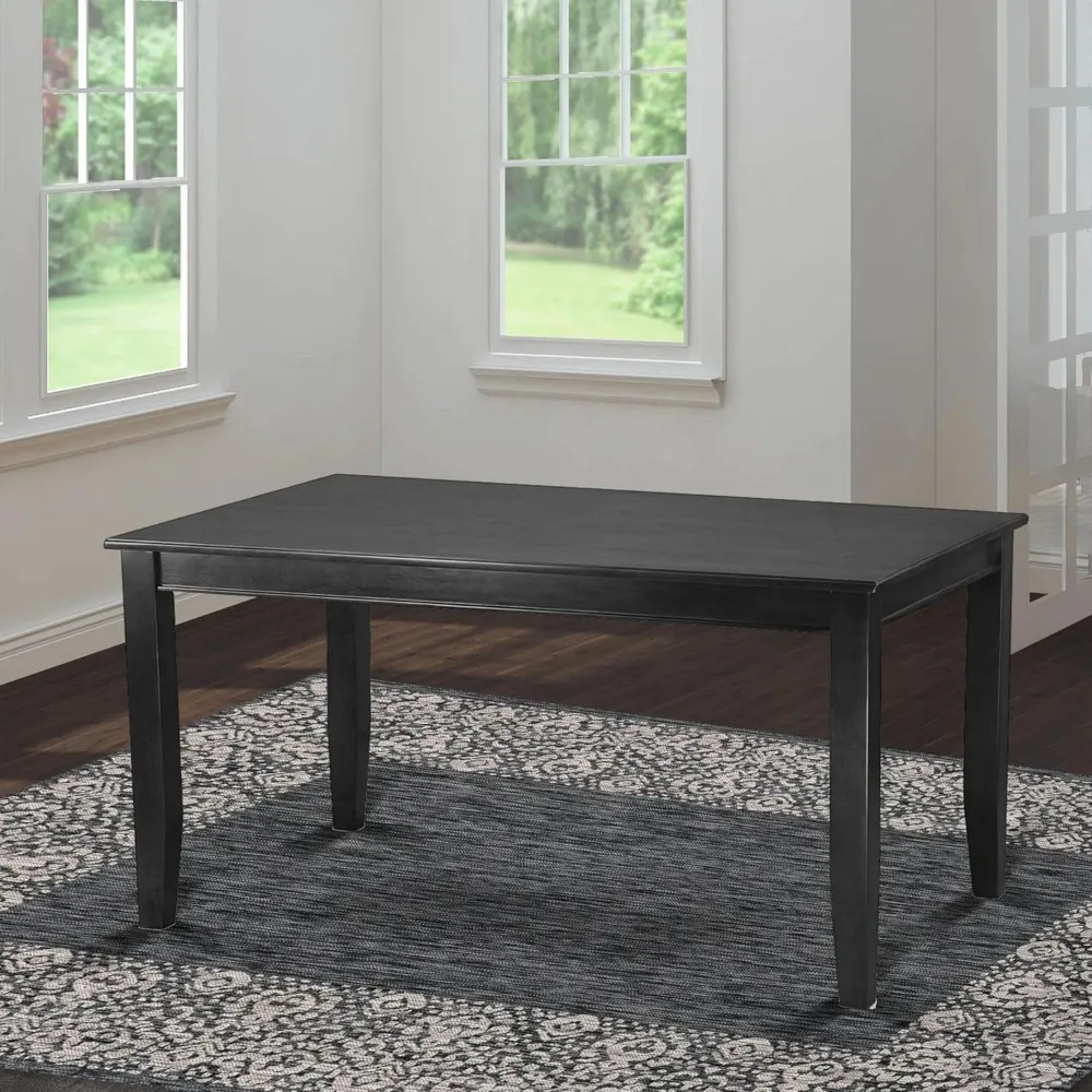 Dudley Kitchen Table - a Rectangle Dining Table Top with Sturdy Legs, 36x60 Inch, enhancing both aesthetics and functionality.