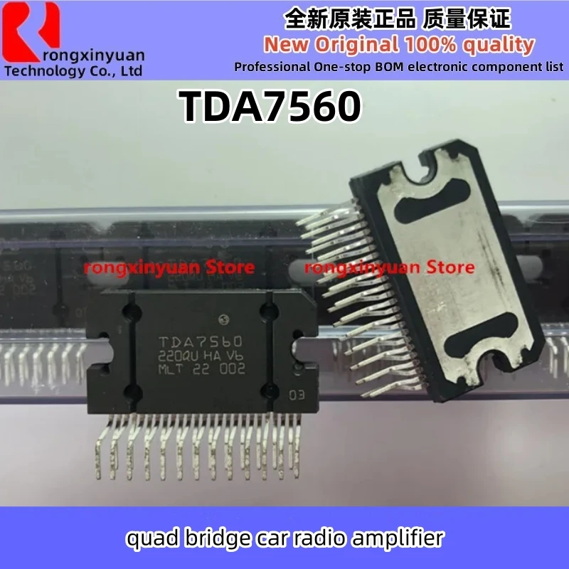 1-5Pcs/lot TDA7560 TDA 7560 ZIP-25 quad bridge car radio amplifier New 100% quality  (Can replacer TDA7850 TDA7388 TB2929)