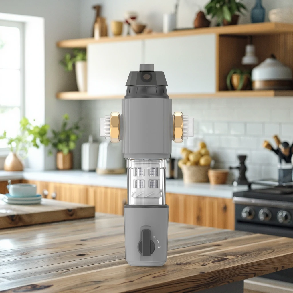 Automatic Backwash Pre Filter for Whole House Reusable SS Screen Traps Sediment Extends Life of Water-Based Appliances