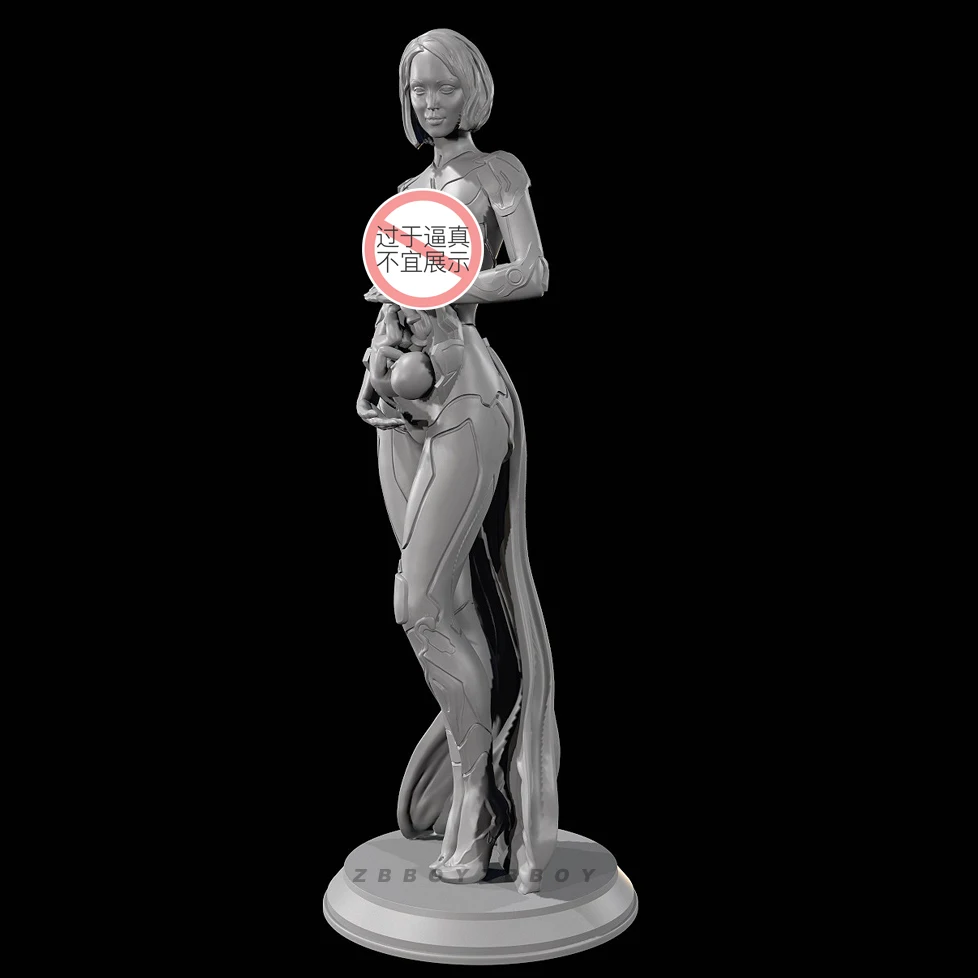 The height of man 50mm 75mm 90mm Resin model kits figure beauty colorless and self-assembled 3D Printing TD-6846/3D