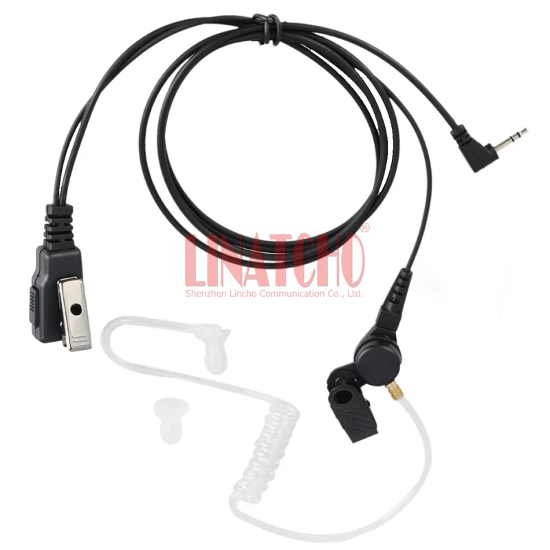 T6200 T6210 T6212 T6220 اسلكية تخاطب أنبوب صوتي شفاف 2.5 مللي متر سماعة
