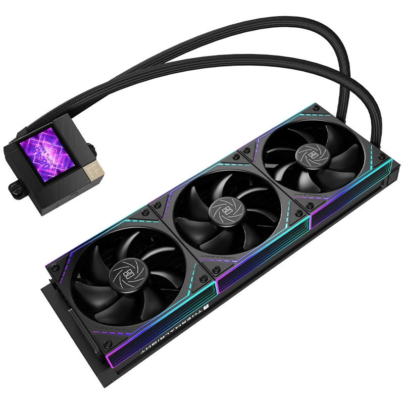 مبرد سائل لوحدة المعالجة المركزية Thermalright CORE MATRIX 360 VISION 360 مم الكل في واحد بدقة 2 بوصة 320*240 IPS LCD يدعم LGA 1851 AMD AM5