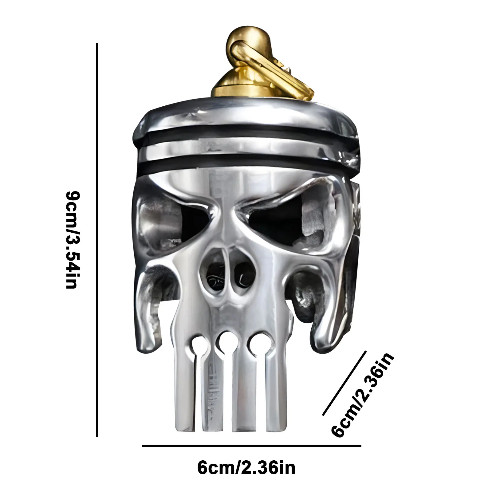 Latest Model Piston Art Keychain Skull Keychains Skeleton Keyring With Bottle Opener Car Decoration Pendant Halloween Gift