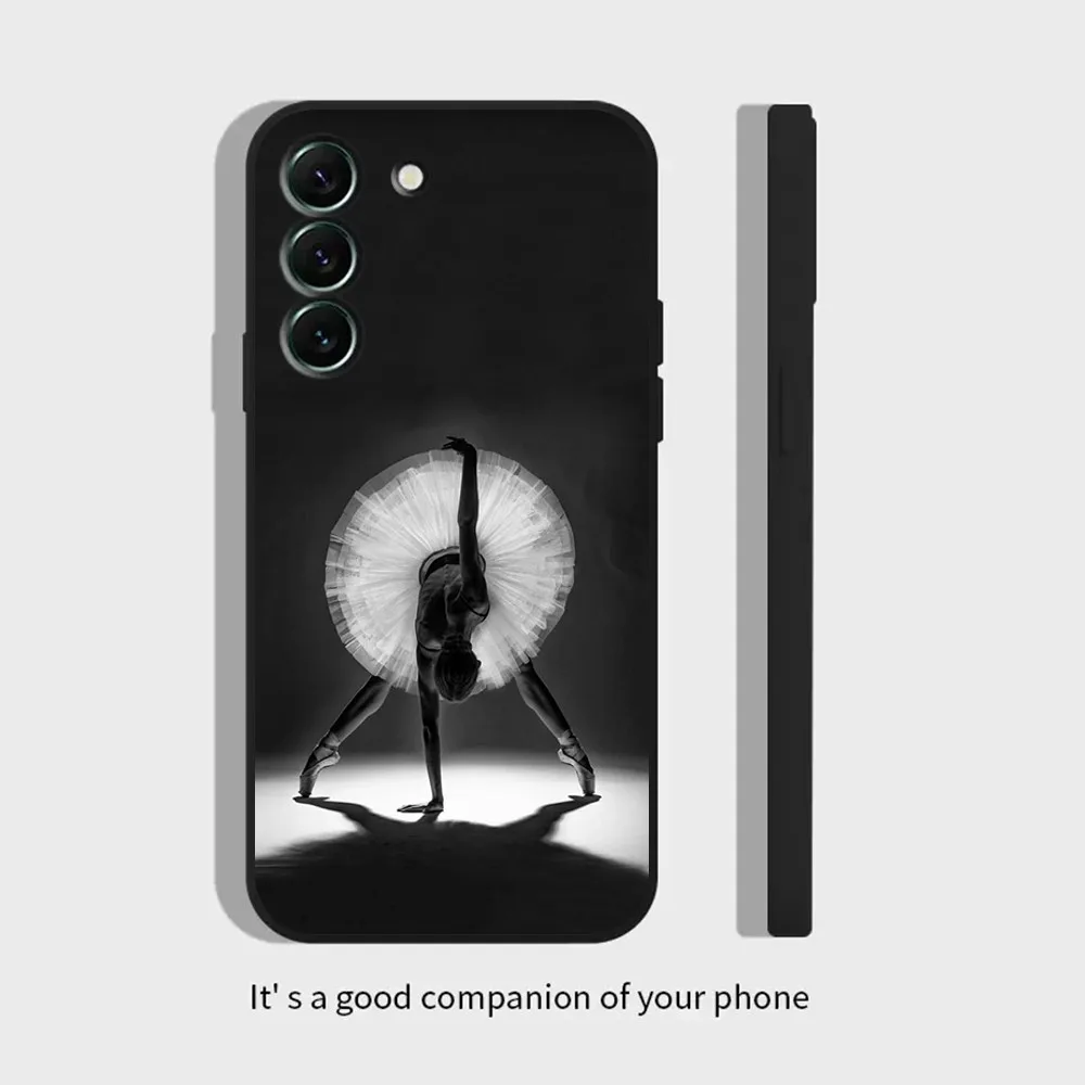 Ballerina Ballet Dancing Phone Case For Samsung S21,S22 Ultra,S20,S30 plus,S22 plus,S23,S30 ultra 5G Silicone Cover