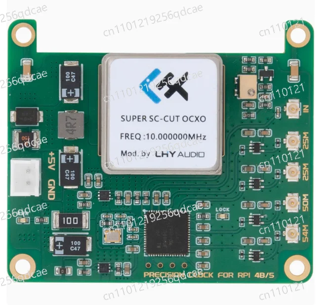LHY Raspberry Pi 4B/5 upgraded OCXO ultra-low phase noise constant temperature crystal oscillator PLL clock board