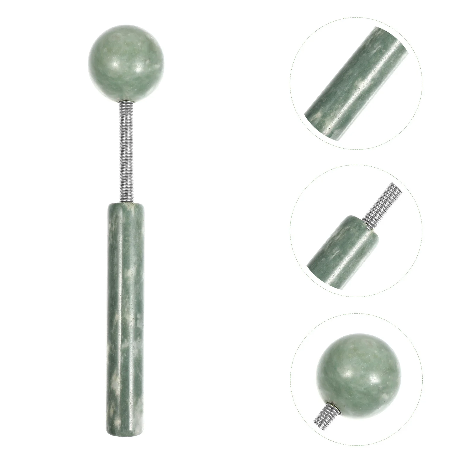 

Jade Massage Hammer 1Pcs Multi-Functional Face Body Smooth Polished Tool for Relaxing Tension Fatigue Enhance