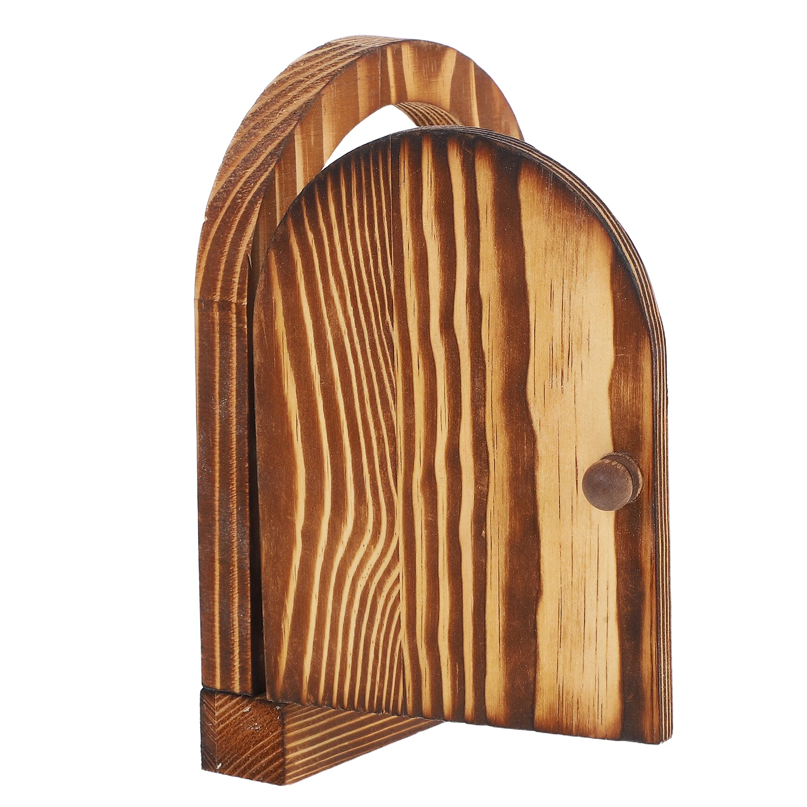 

Wooden Light Switch Real Wood Decorative Outlet Protector Door Shaped Design for Bedroom Kitchen Bathroom Wall Decor