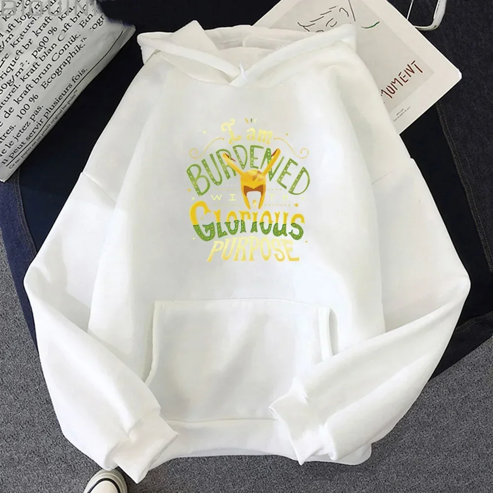TVA Loki Bedruckte Kapuzenpullover für Männer und Frauen, modische Harajuku-Übergrößen-Sweatshirts, Hoodie-Trainingsanzüge, Unisex-Kleidung, Mantel – Detail 7