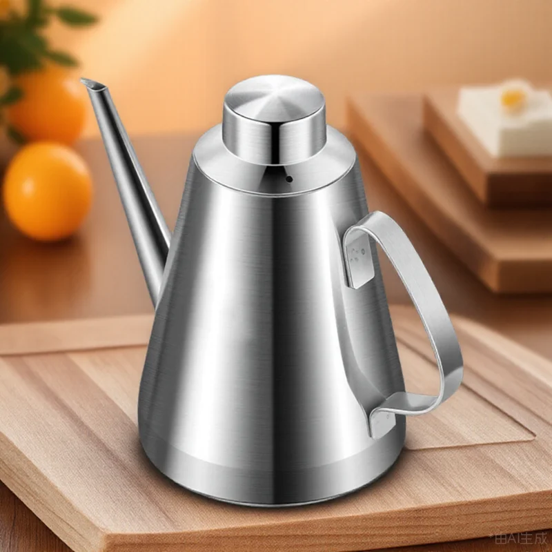 

Stainless Steel Bottle Vinegar Bottle For Kitchen Sauce Crutet Cooking Holder Bacon Grease Can Home Pot Storage Container