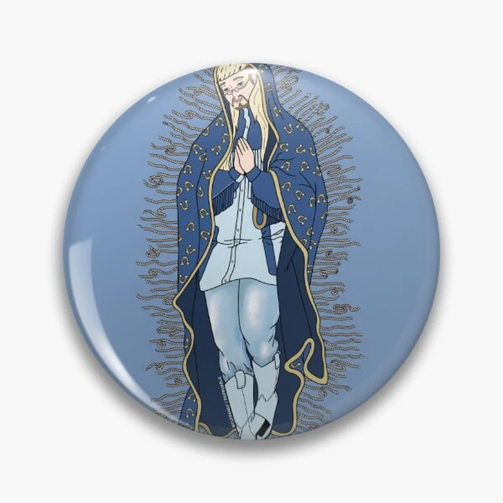 Freaks & Geeks, I’ve Done Some Sinning | Tree Pin Holographic Star Heart Pin Brooches Laminated Button Fashion Accessory