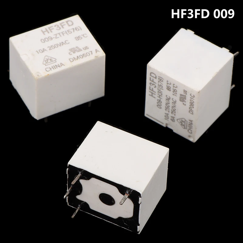 1pc HF3FD-009-ZTF HF3FD 009-HSTF HF3FD 009-H3F 4PIN Relay White 19*19*15mm