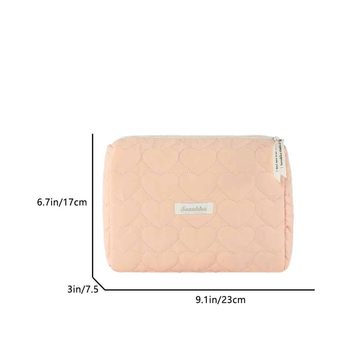 Fashion Bump Color Cotton Makeup Bag