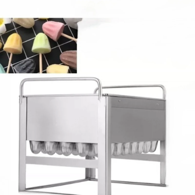 DIY Ice Pop Mold 304 Stainless Steel 40 Cavity Homemade Popsicle Mould for Ice Cream