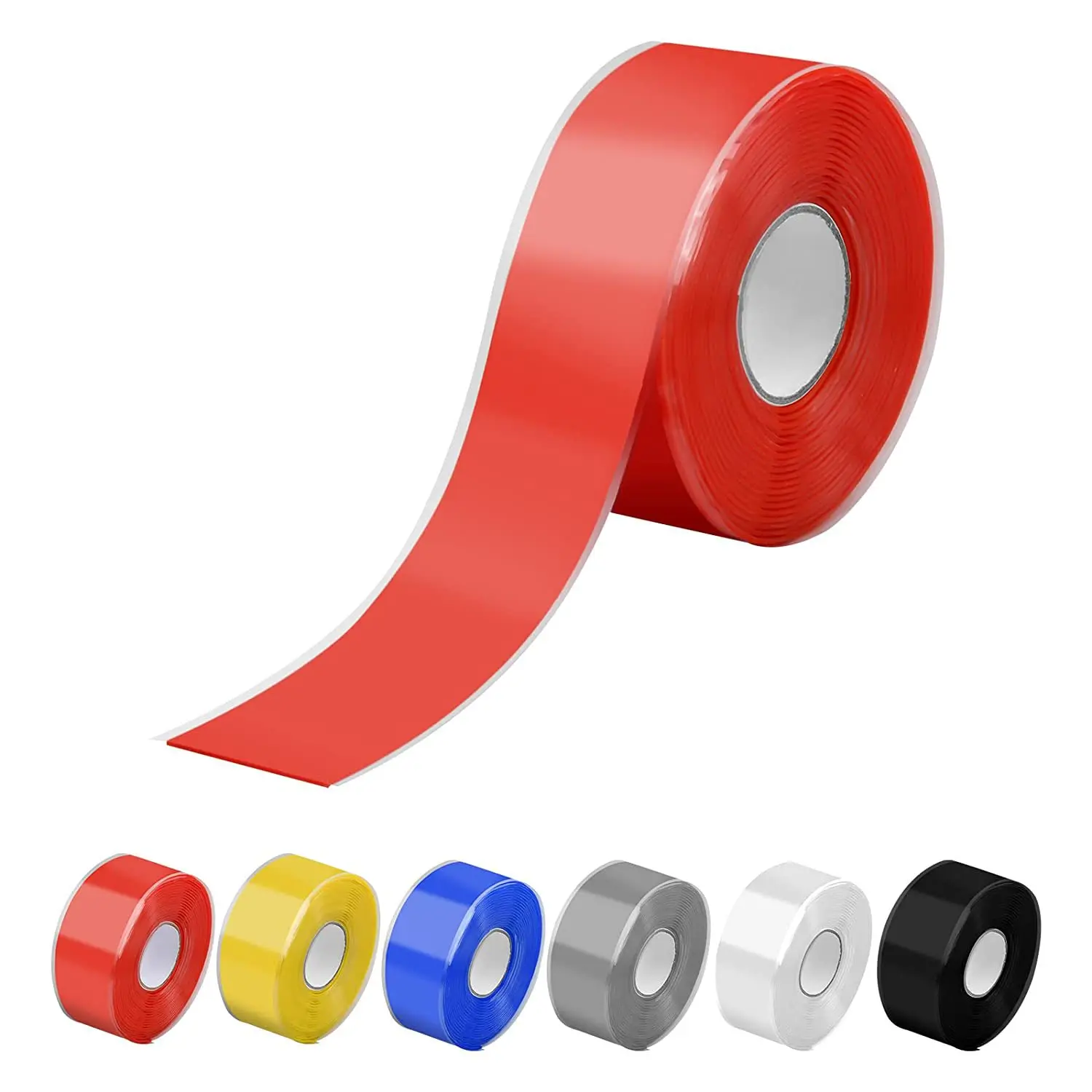 شريط سيليكون ذاتي اللصق لصنابير الحمام مقاوم للماء ومقاوم للحرارة وشريط عازل للضغط العالي للأنابيب #4