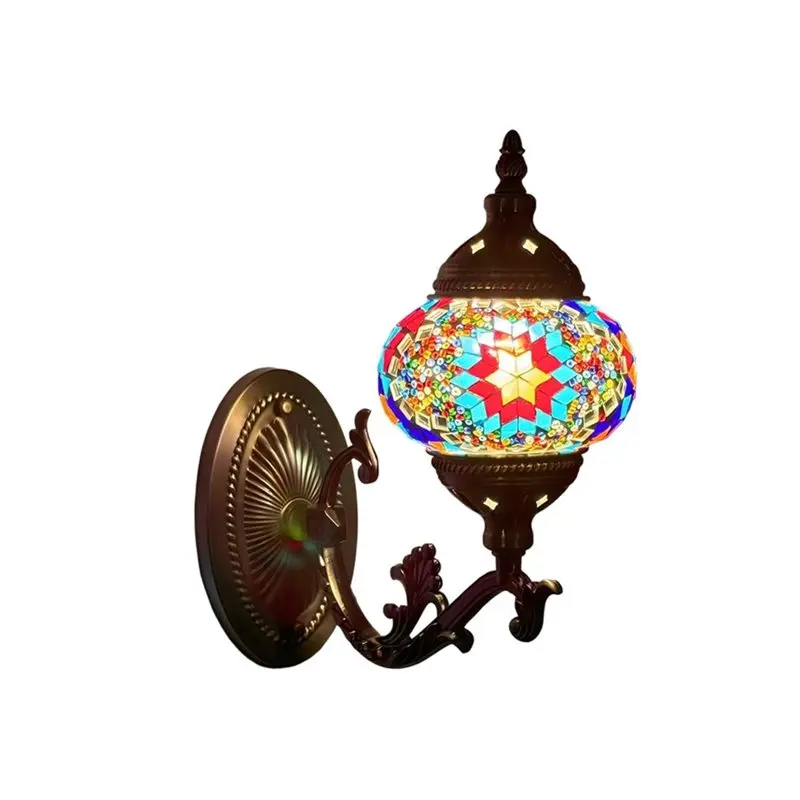ab66-lampe-murale-retro-exotique-en-mosaique-faite-a-la-main-specialite-pour-restaurant-hotel-maison-d'hotes-allee-couloir-lampe-murale-b