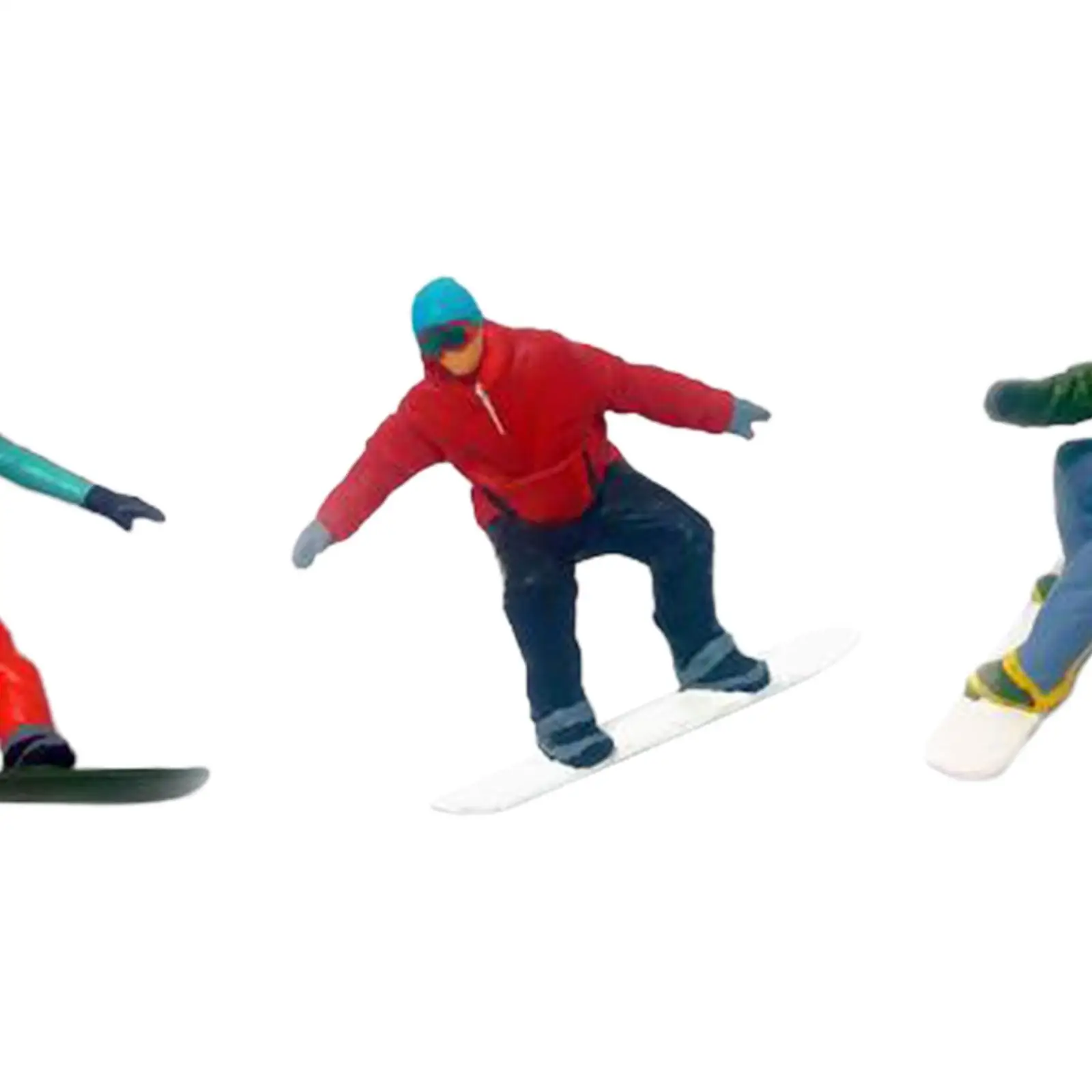 3 قطعة 1/64 مقياس التماثيل للصور الدعائم دمية ديكورات منزلية نموذج القطارات #5