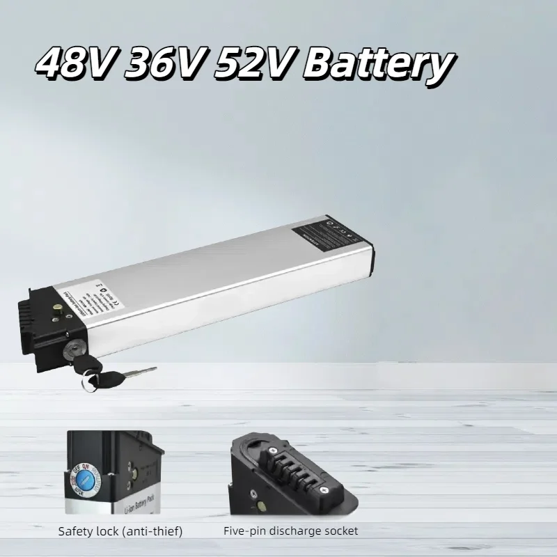 

48V 36V 52V Battery 10Ah-17Ah for 350W-1000W Lithium Battery Pack with Charger DCH-003 DCH-006 DCH-009