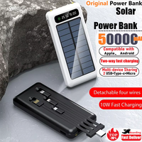 80000mAh QI Solar Wireless Fast Charger Power Bank Outdoor Portable Power Bank External Battery for Xiaomi Mi Samsung IPhone