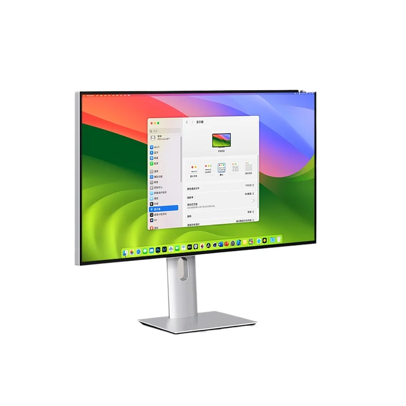 

Монитор 4K, 32 дюйма, 120 Гц, дизайн с высокой кистью, зажим, вертикальный экран без рамок, подключенный к экрану компьютера Type-C