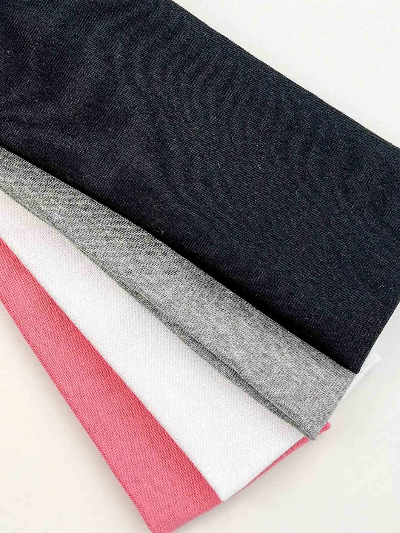 4 Teile/satz Mode Gestrickte Haar Bands Frauen Einfarbig Breiten Elastischen Stirnband Sport Yoga Haarband Weiche Waschen Gesicht Make-Up Headwrap – Detail 9