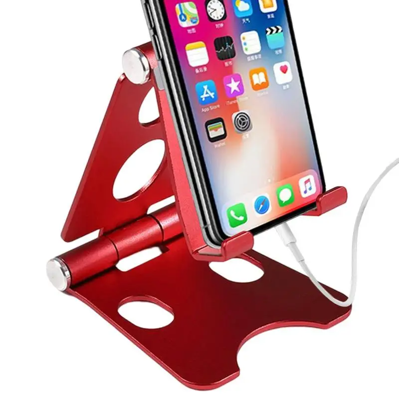 Mobile Phone Stand For Desk Multi Function Smartphone Tablet Display Bracket For Live Streaming Videoing Double Foldable Stand