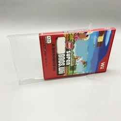 5 Box Protector For Wii  Game Video Nintendo Clear Display Case Collect Box