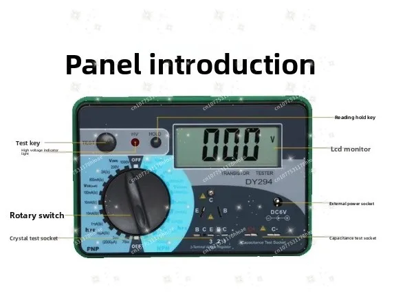 Digital Transistor DC Parameter Tester DY294 2/3 Pole Tube Field Effect Tube Tester