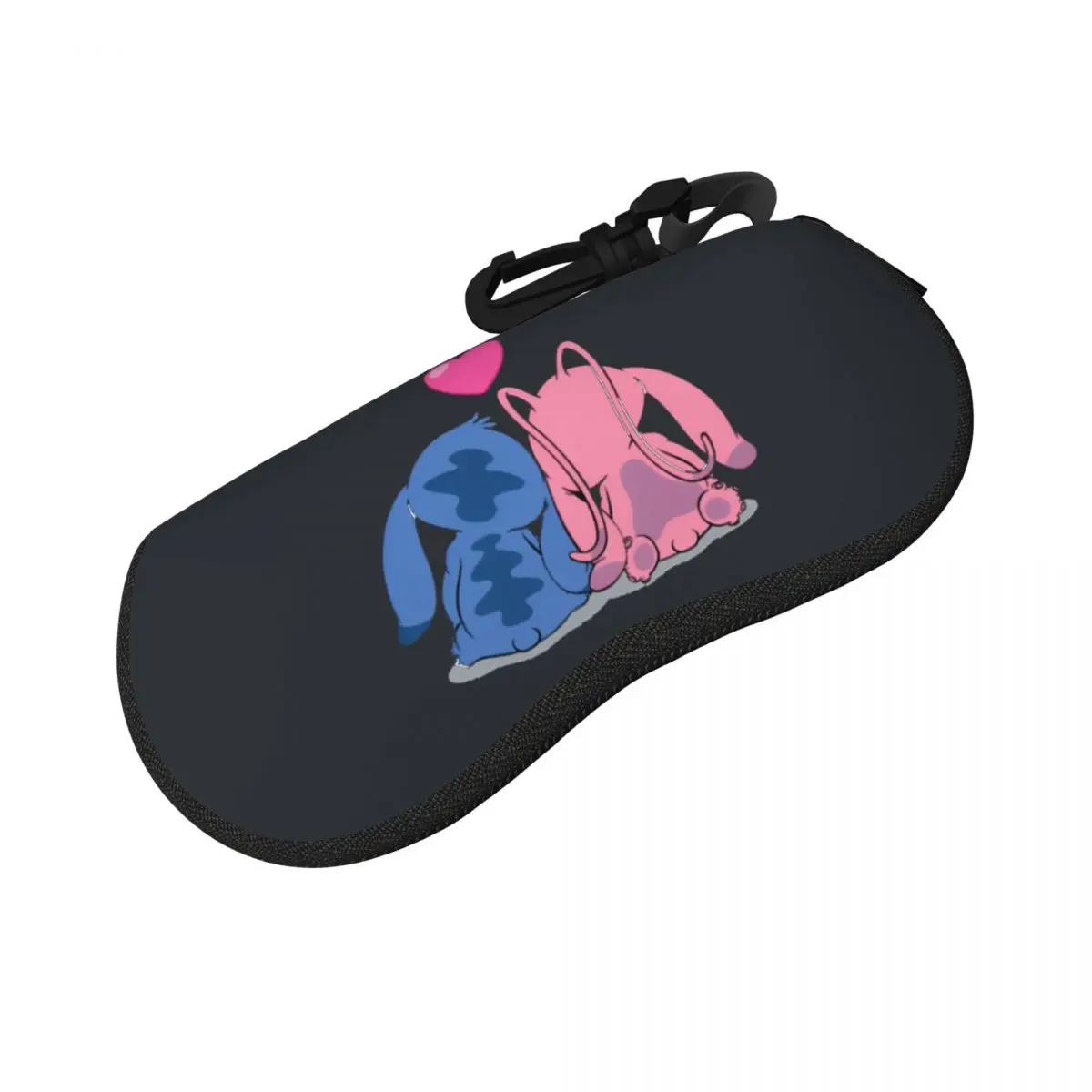 Stitch And Angel Glasses Case Male Female Sunglasses Case Vintage Original Eyewear Accessory Daily Glasses Box