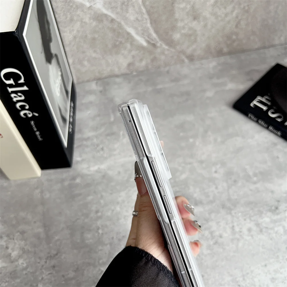 Funda ultrafina para PC con MagSafe, transparente y mate, para Samsung Z Fold 8 Ultra, ZFold 7, 6, 5, 4, 3, con protección para carga inalámbrica.