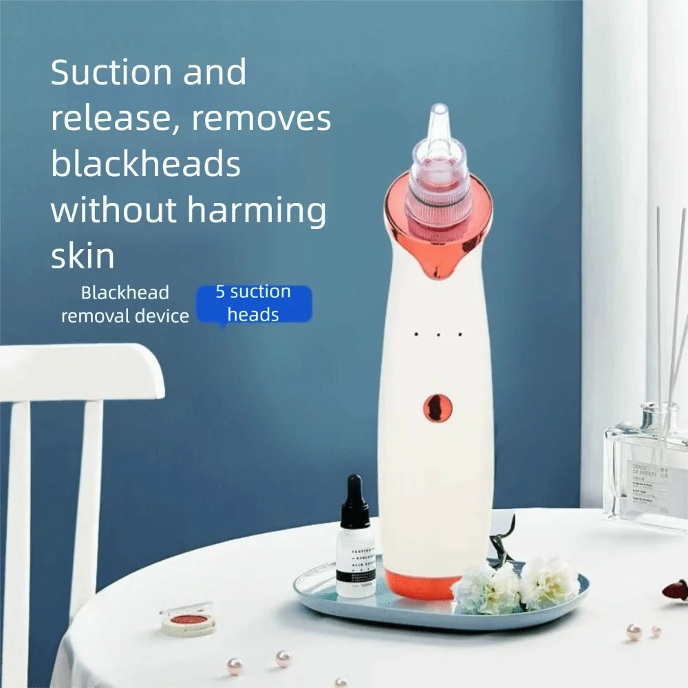 Electric Tool Blackhead Remover Water Cycle USB Rechargeable Acne Cleaner Black Point Removal Vacuum Suction