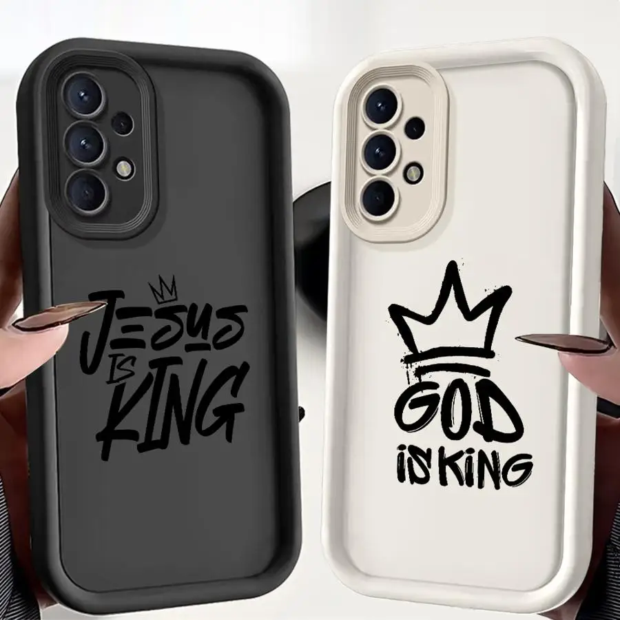 

Phone Cover Case for Samsung Galaxy A53 A54 A12 A13 A35 A36 A15 A16 A51 A73 A56 A34 A23 A26 A32 A71 A72 J-Jesus Is King
