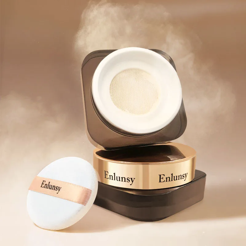 Enlunsy ソフトミストエアフィックスパウダーライト通気性パウダーメイクアップ防水ミスト感触繊細なオイルコントロール裸の感触