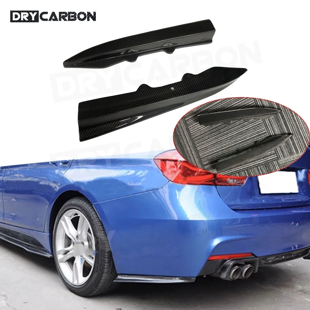 

Спойлер-сплиттер из углеродного волокна для заднего бампера, обвесы для стайлинга автомобиля, аксессуары для BMW 3 серии F30 M Sport 2012-2017, FRP