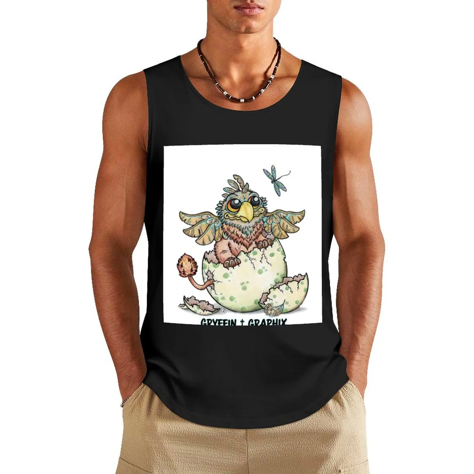 

Gryffin Graphix Tank Top gym men Men's vest