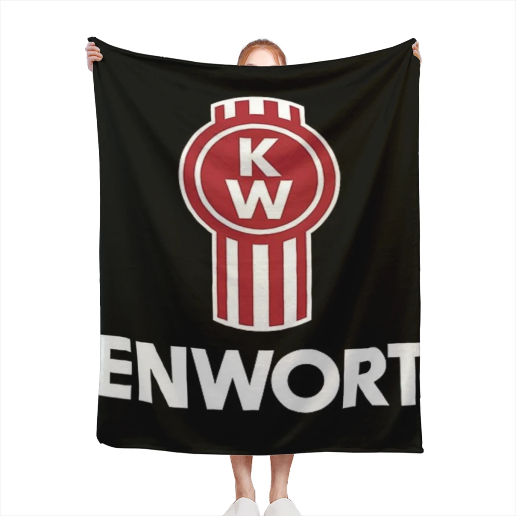 

Kenworth Blanket Flange Textile Decor Portable Super Soft Throw Blankets for Home Office Plush Thin Quilt