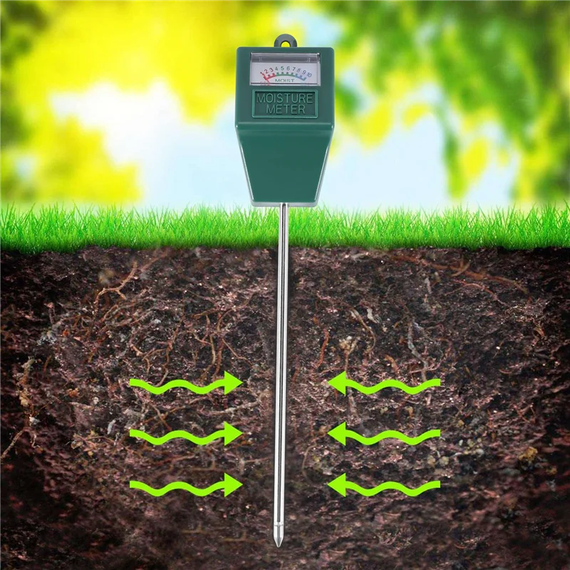 Bodemvochtmeter, Plantenwatermeter Indoor & Outdoor,Sensor Hygrometer Grondtester Voor Potplanten, Tuin, Gazon, Boerderij