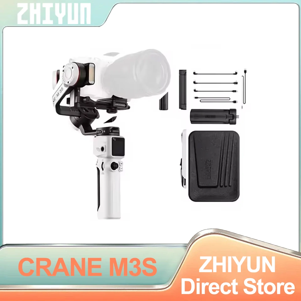 

ZHIYUN CRANE M3S Camera Gimbal Stabilizer Handheld Quick Release for Mirrorless Cameras Phone for Sony ZVE10 Canon iPhone 14