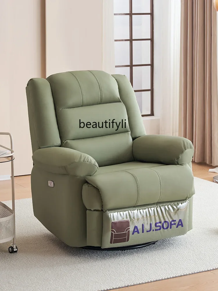 European-Style First-Class Space Sofa Cabin Single-Person Sofa Rocking Chair Electric Multi-Function Reclining and Sleeping