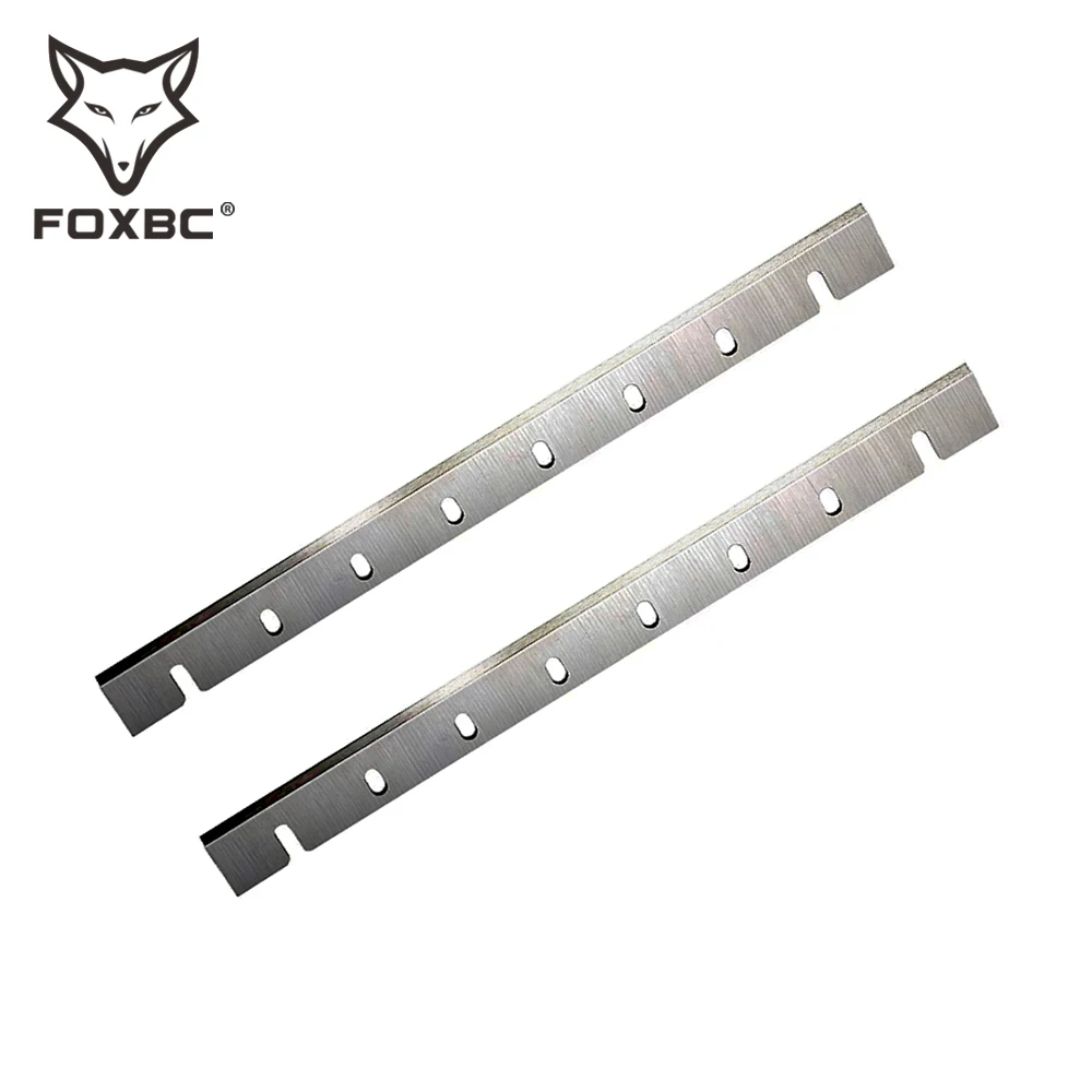 FOXBC 12.5 Inch Planer Blades Replacement DW7332 for DeWalt DW733 Wood Planer Knife for Woodworking - SET OF 2