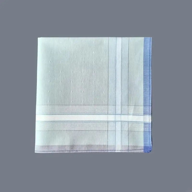 X9FD Bandana Besar Katun untuk Pria Dewasa Sapu Tangan Persegi Saku Serbaguna Handuk Lap Keringat Menyerap Tinggi Aksesori 6