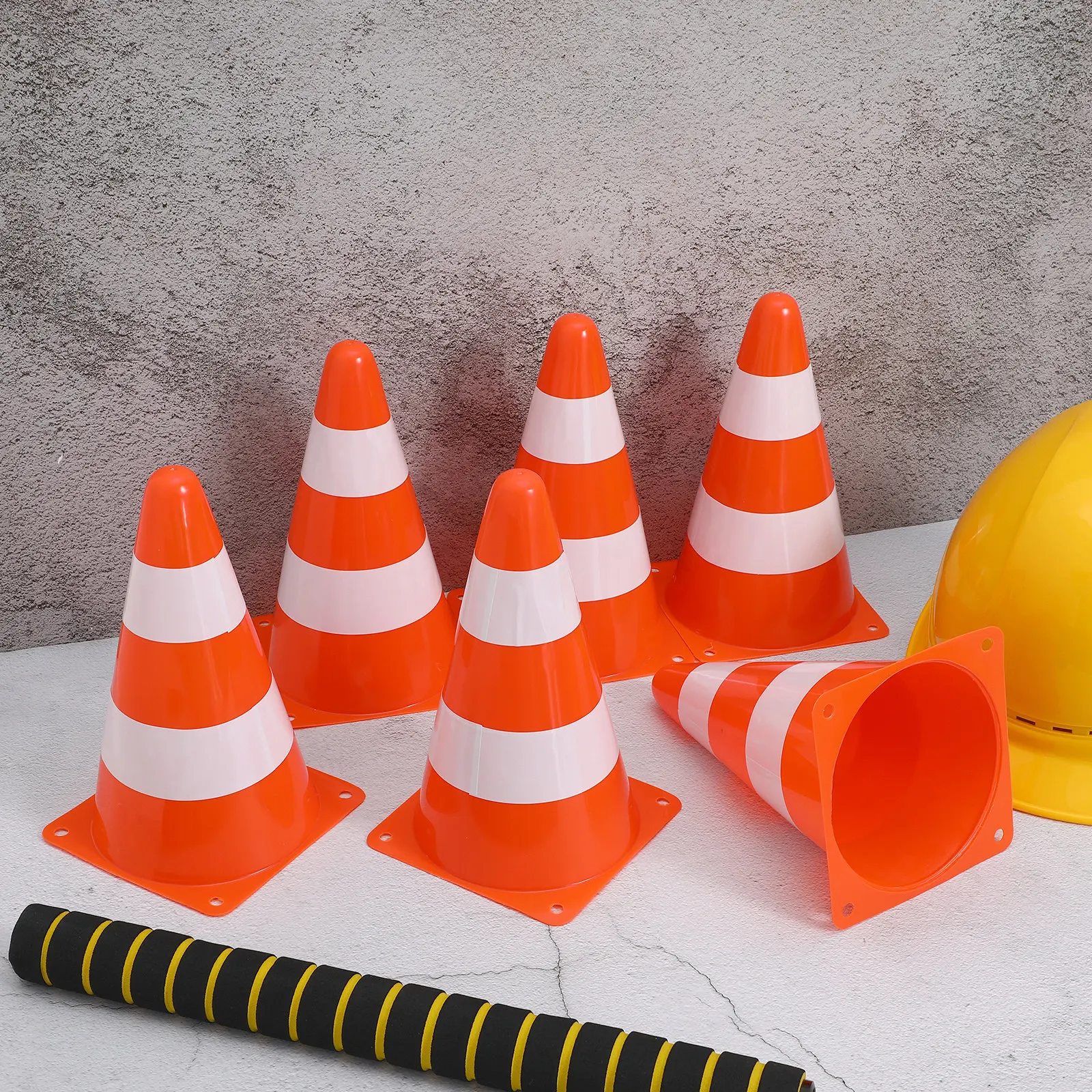6 Peças de Cones de Trânsito e - Road Traffic Cone avaliação e preço
