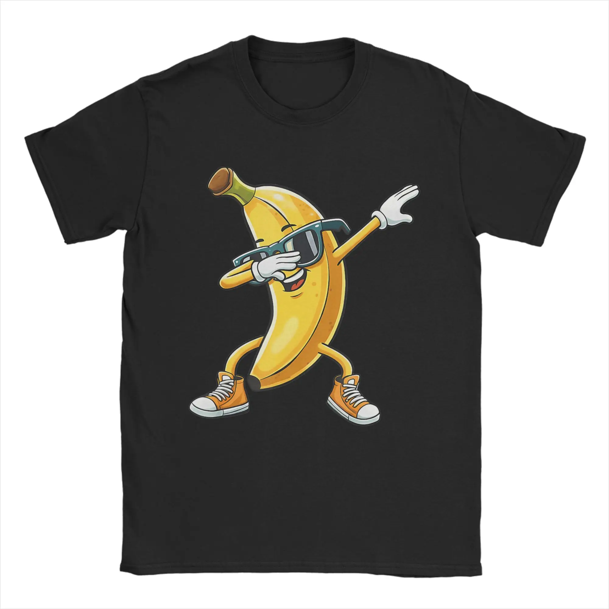 Banana Ballers T-Shirts for Men  Vintage 100% Cotton Tees Round Collar Short Sleeve T Shirt Original Tops