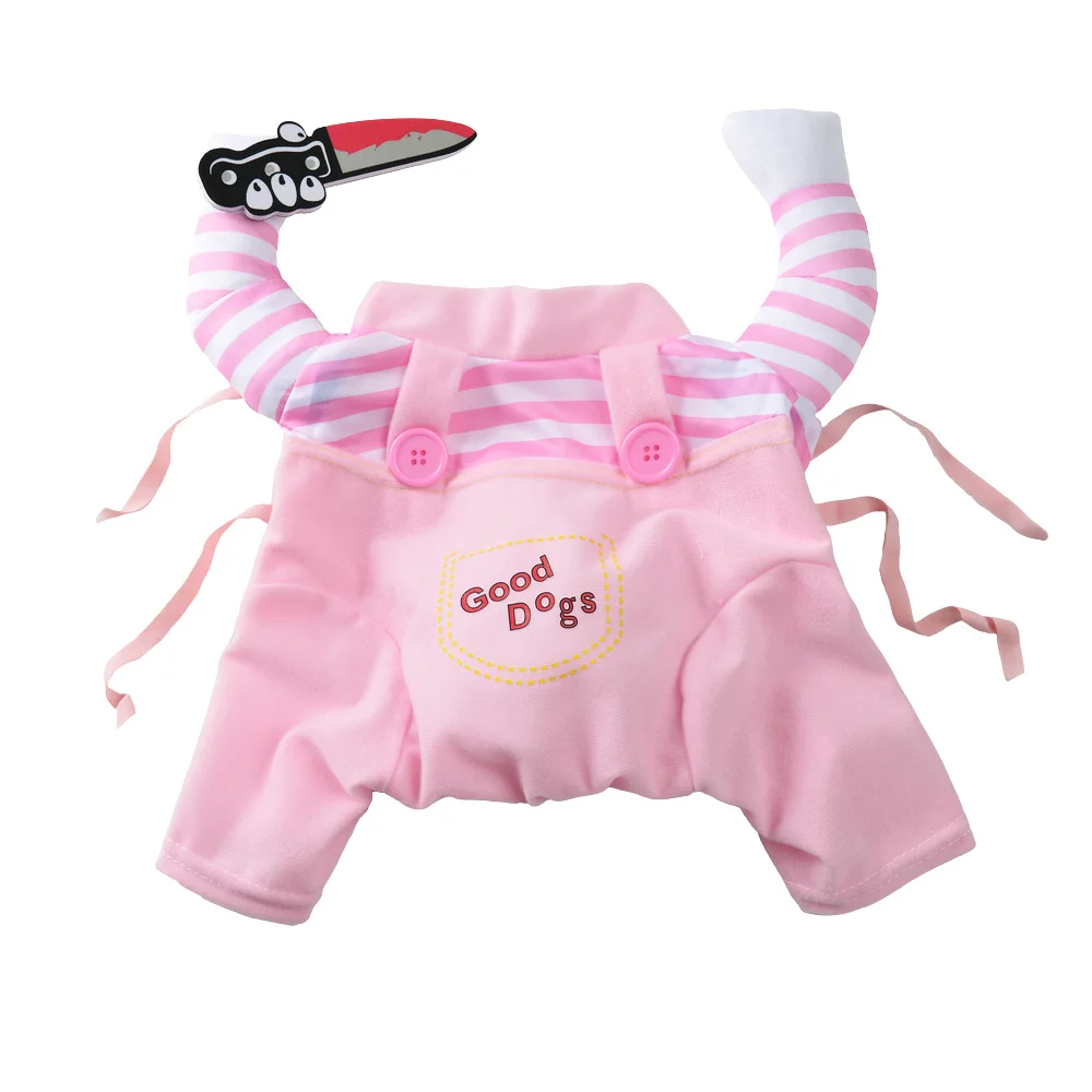 Dog Cosplay Costume For Small Medium Large Dogs Cats Halloween Party Dress Outfits Cute Dog Jacket Labrador Bulldog Pet Clothes view 4