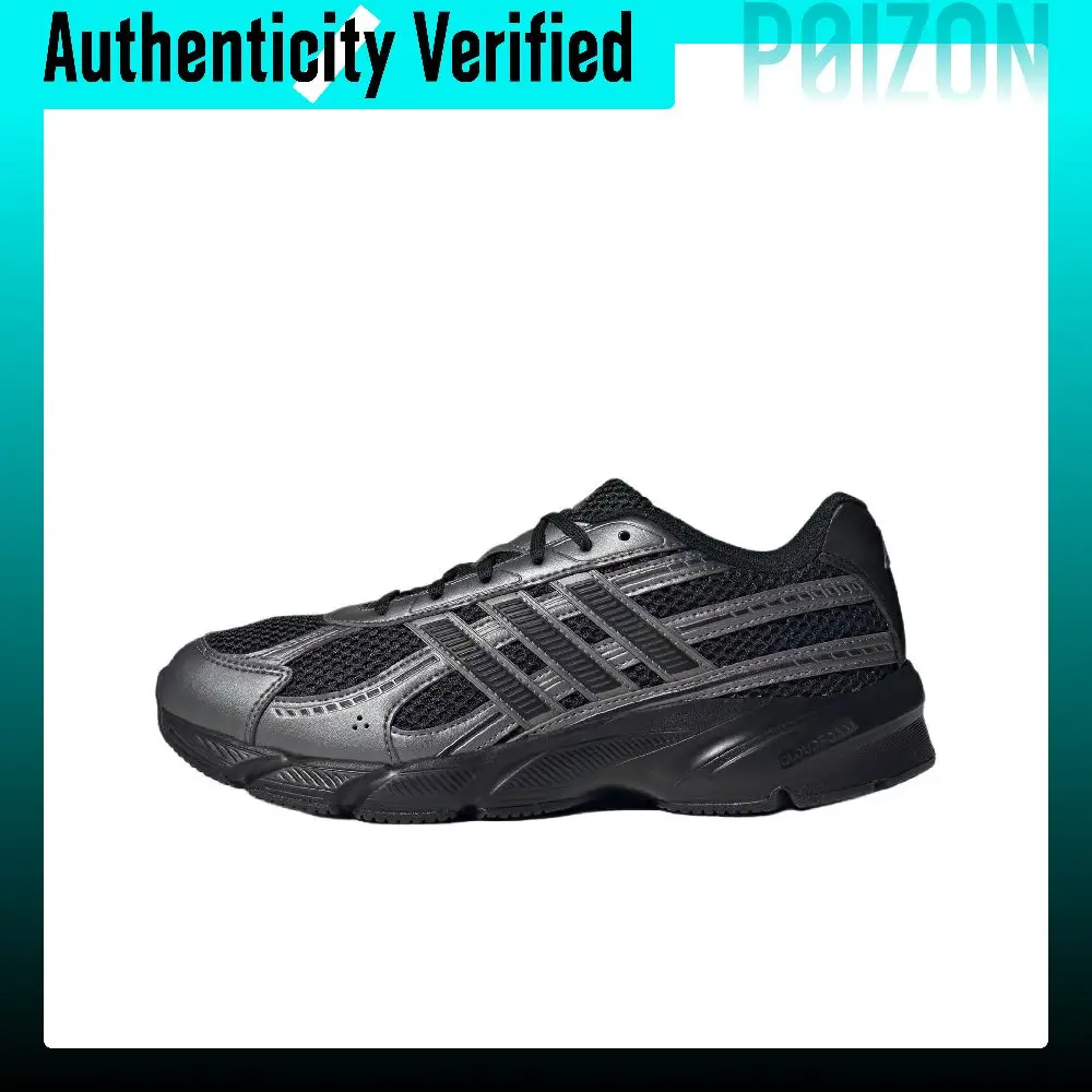 Adidas TECHNOCHAOS 2000 Breathable Casual Running Shoes Men's Black JR7229