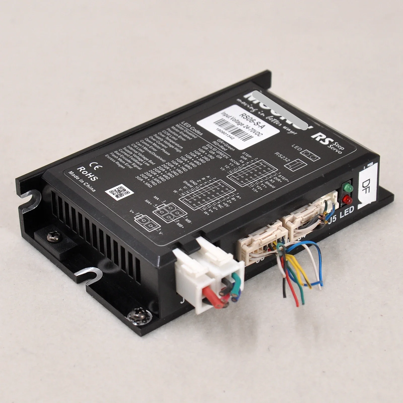 

RS06-S-A Full Closed-loop Stepper Servo Motor Driver Used