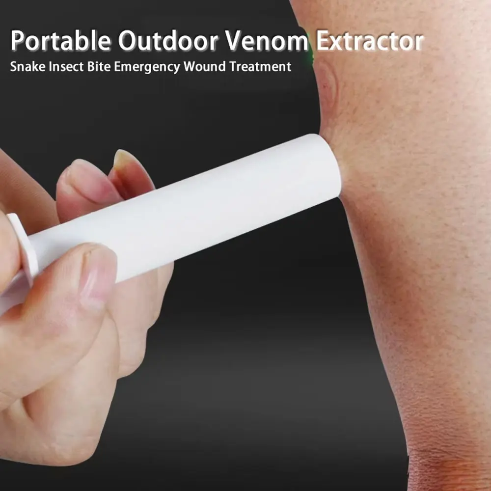 10Pcs Outdoor Camp First Aid Kit Portable Outdoor Vacuum Venom Extractor Bee Insect Bite Sting Emergency Wound Treatment Kit