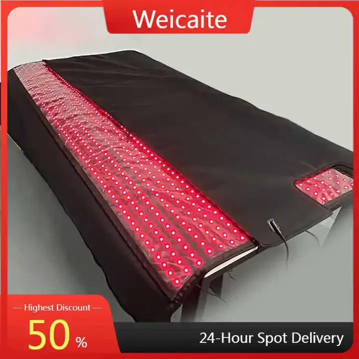 

2024NEW 2460 LEDs 3-in-1 Chips Infrared Led Light Therapy Mat 660Nm 850Nm Full Body Wrapped Red Blanket for Home use